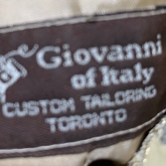 VINTAGE GIOVANNI OF ITALY CUSTOM TAILORING TORONTO EMBROIDERED BLAZERS SIZE L/XL - Picture 13 of 13